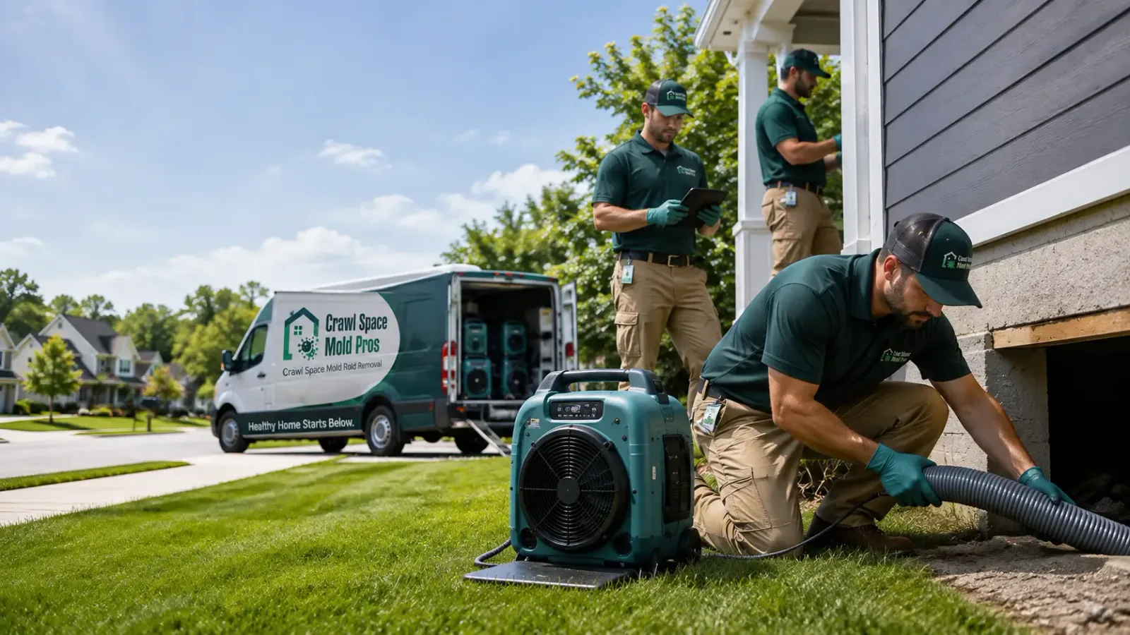 Crawl Space Mold Removal in Marriottsville, MD